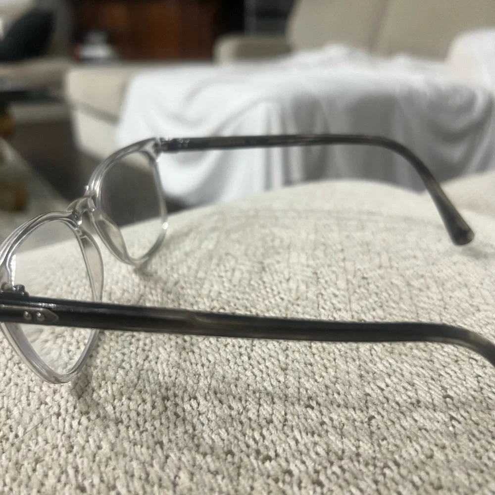 Seraphine  Gray Clear Eyewear Frame handmade in Japan - Picture 6 of 16